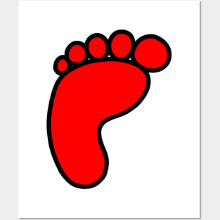 Footprint Posters and Art